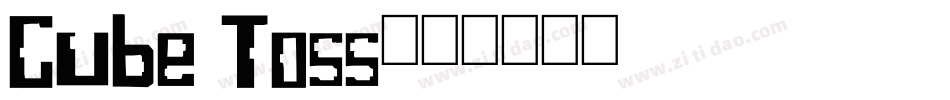 Cube Toss字体转换
